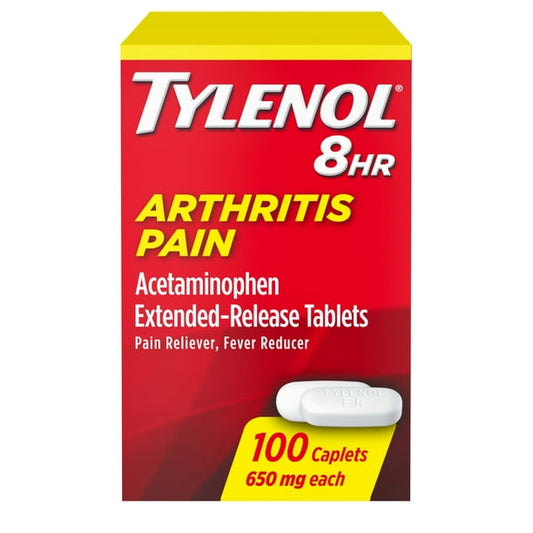 Tylenol 8 Hour Arthritis & Joint Pain Acetaminophen Caplets, 100 Count