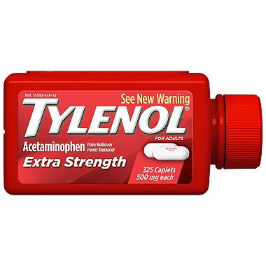 Tylenol Extra Strength Caplets, 500 Mg, 325 Count