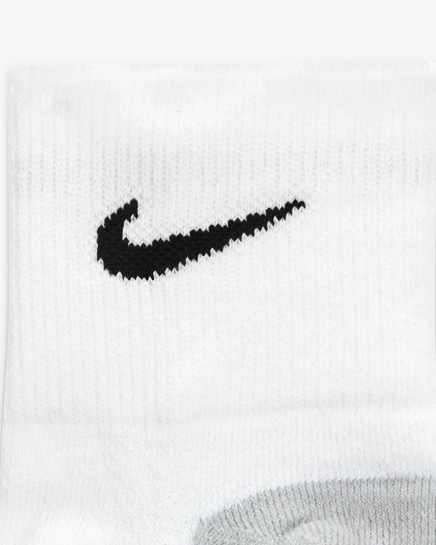 Nike Everyday Max Cushioned Training Ankle Socks (3 Pairs), White/Wolf Grey/Black