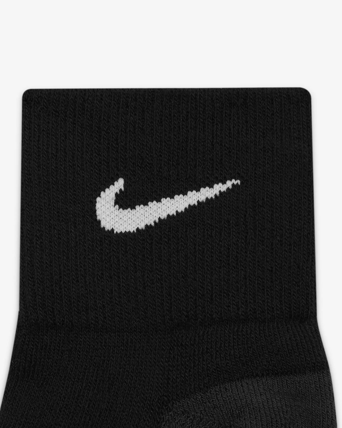Nike Everyday Max Cushioned Training Ankle Socks (3 Pairs), Black/Anthracite/White