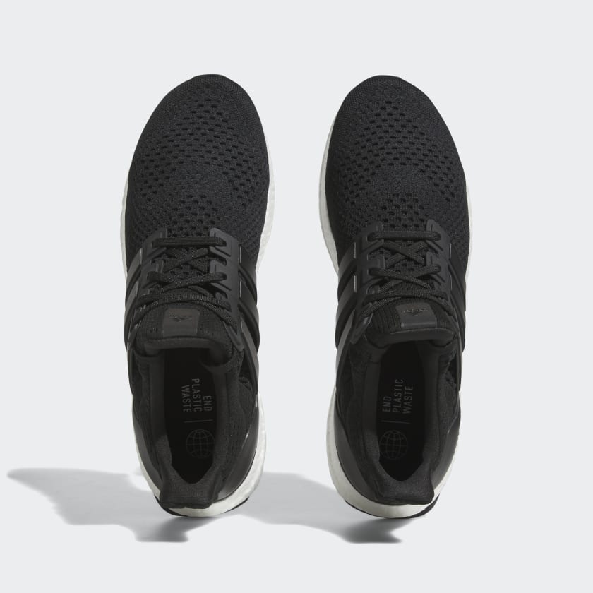 Adidas Men's Ultraboost 1.0 Shoes, Core Black / Core Black / Beam Green