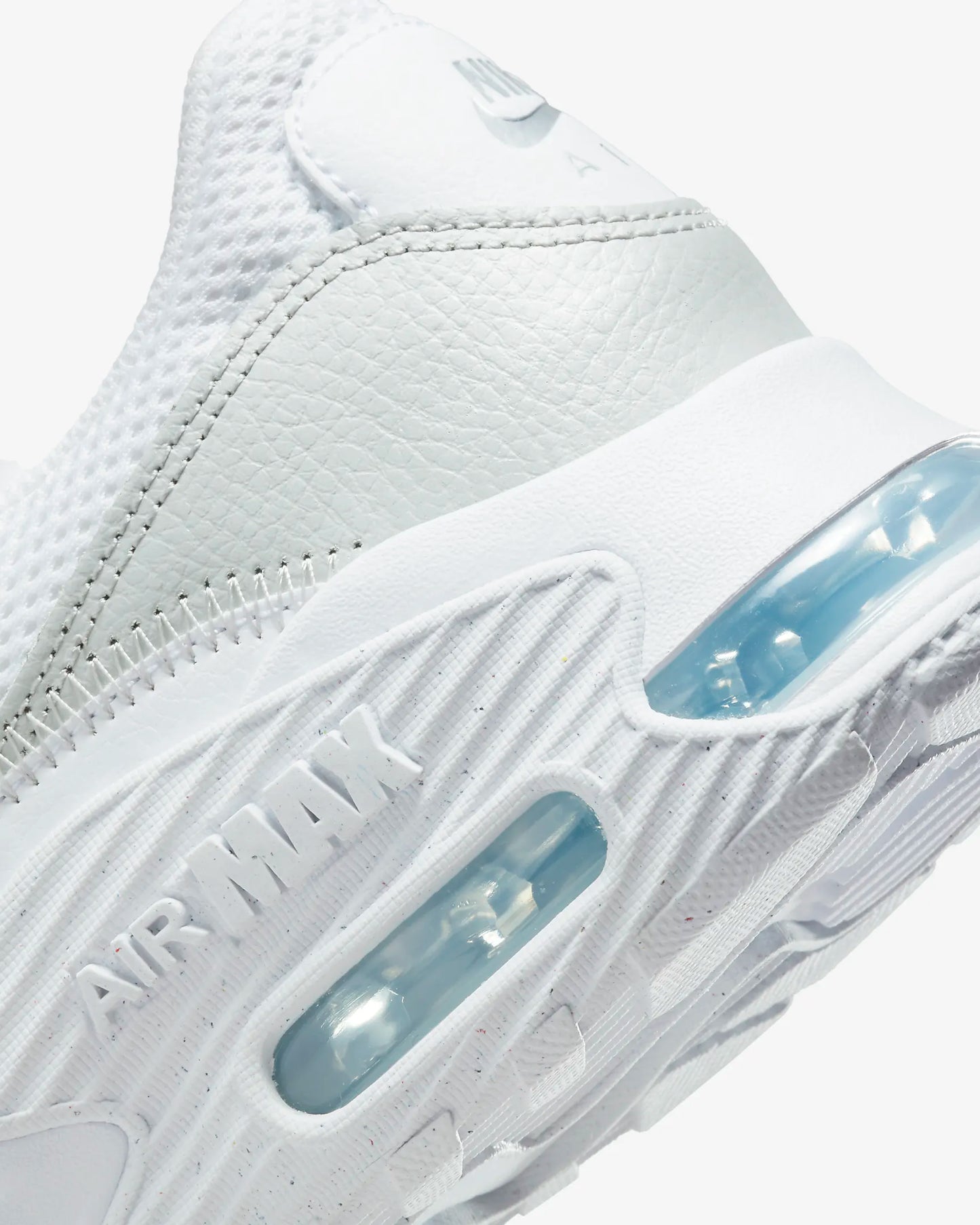 Nike Women's Air Max Excee Shoes, White/White/Metallic Platinum