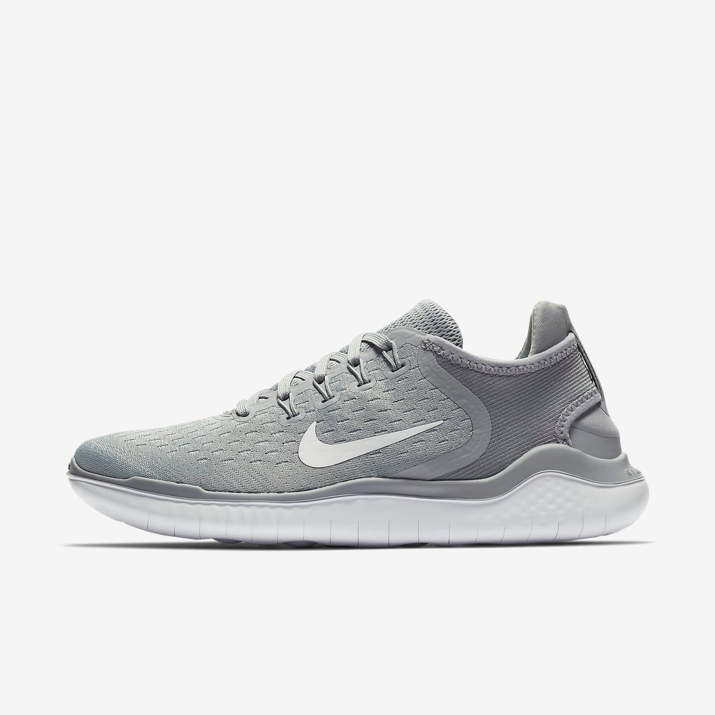 Nike Women's Free RN 2018 Running Shoes, Wolf Grey/White/Volt/White