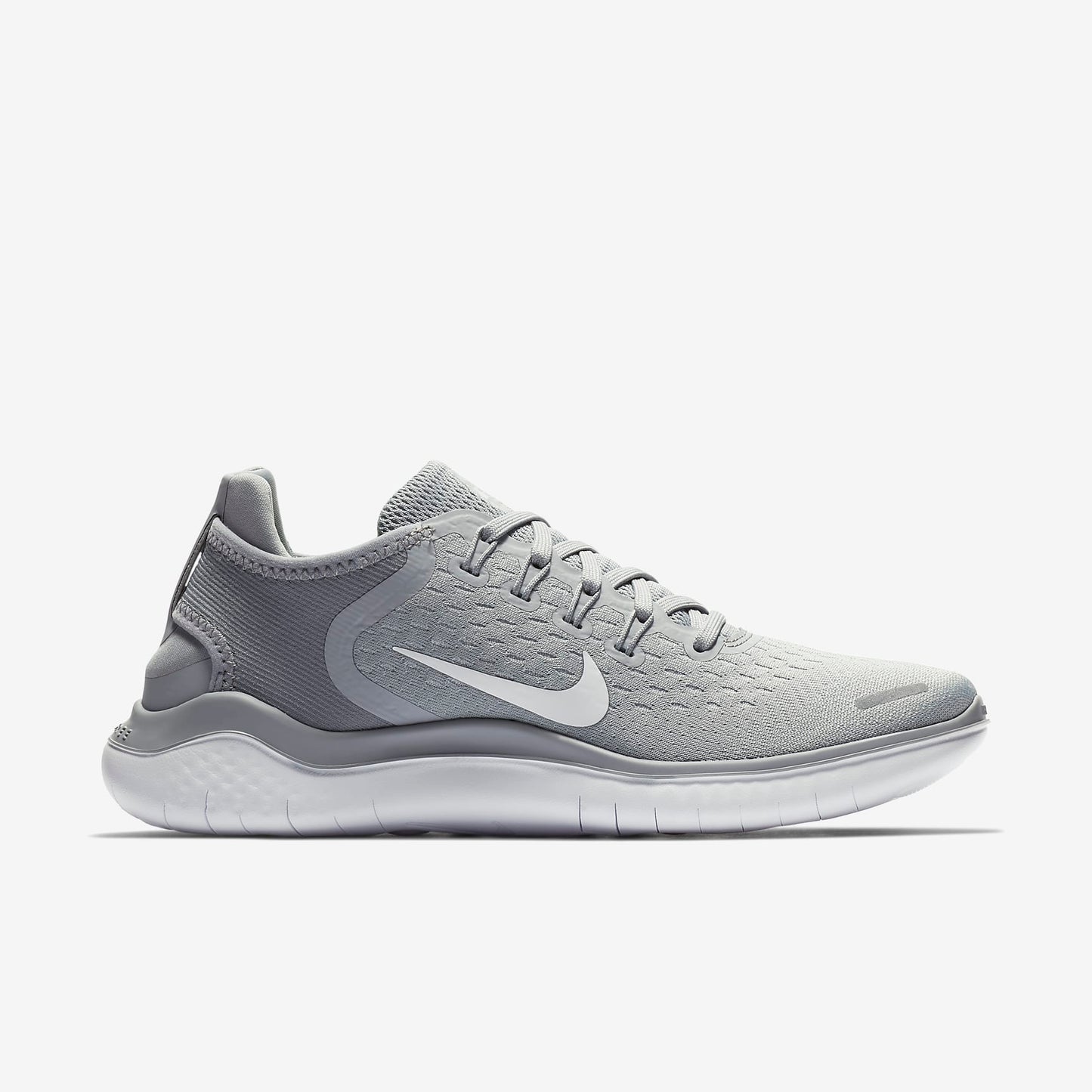 Nike Women's Free RN 2018 Running Shoes, Wolf Grey/White/Volt/White