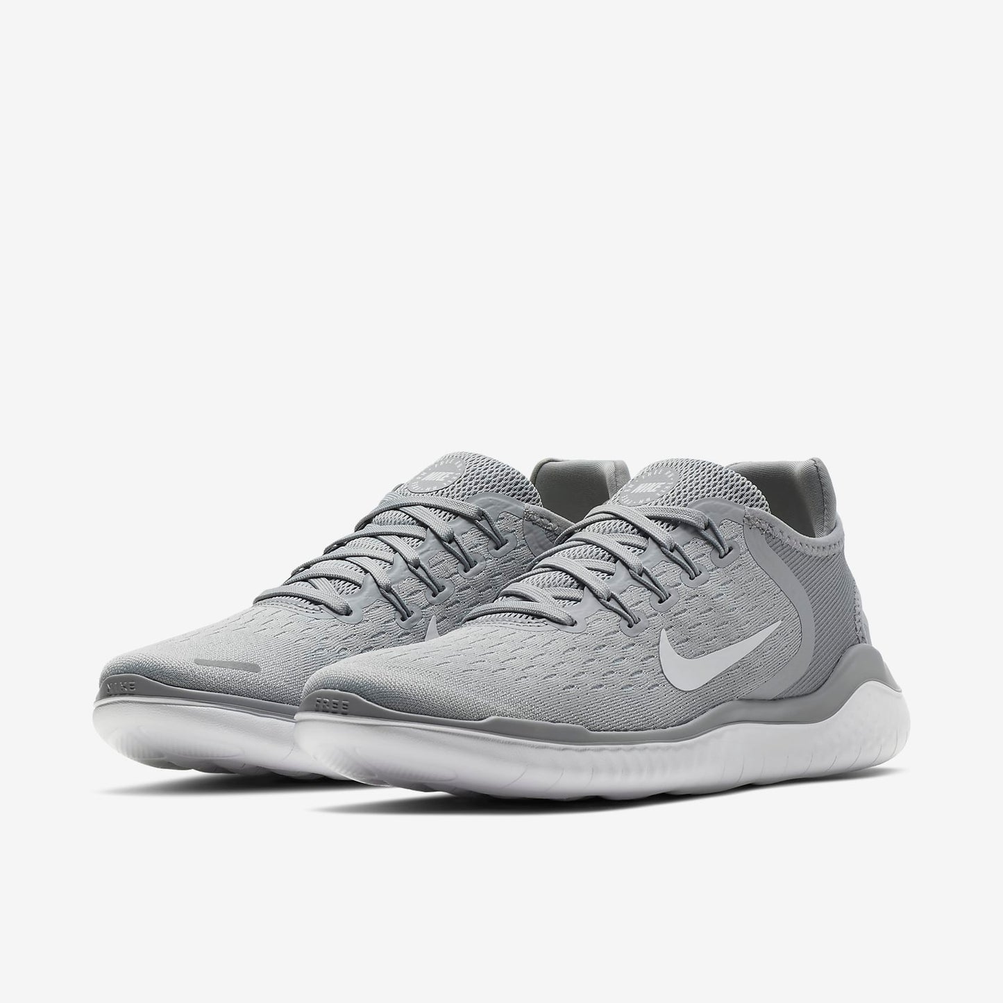 Nike Women's Free RN 2018 Running Shoes, Wolf Grey/White/Volt/White