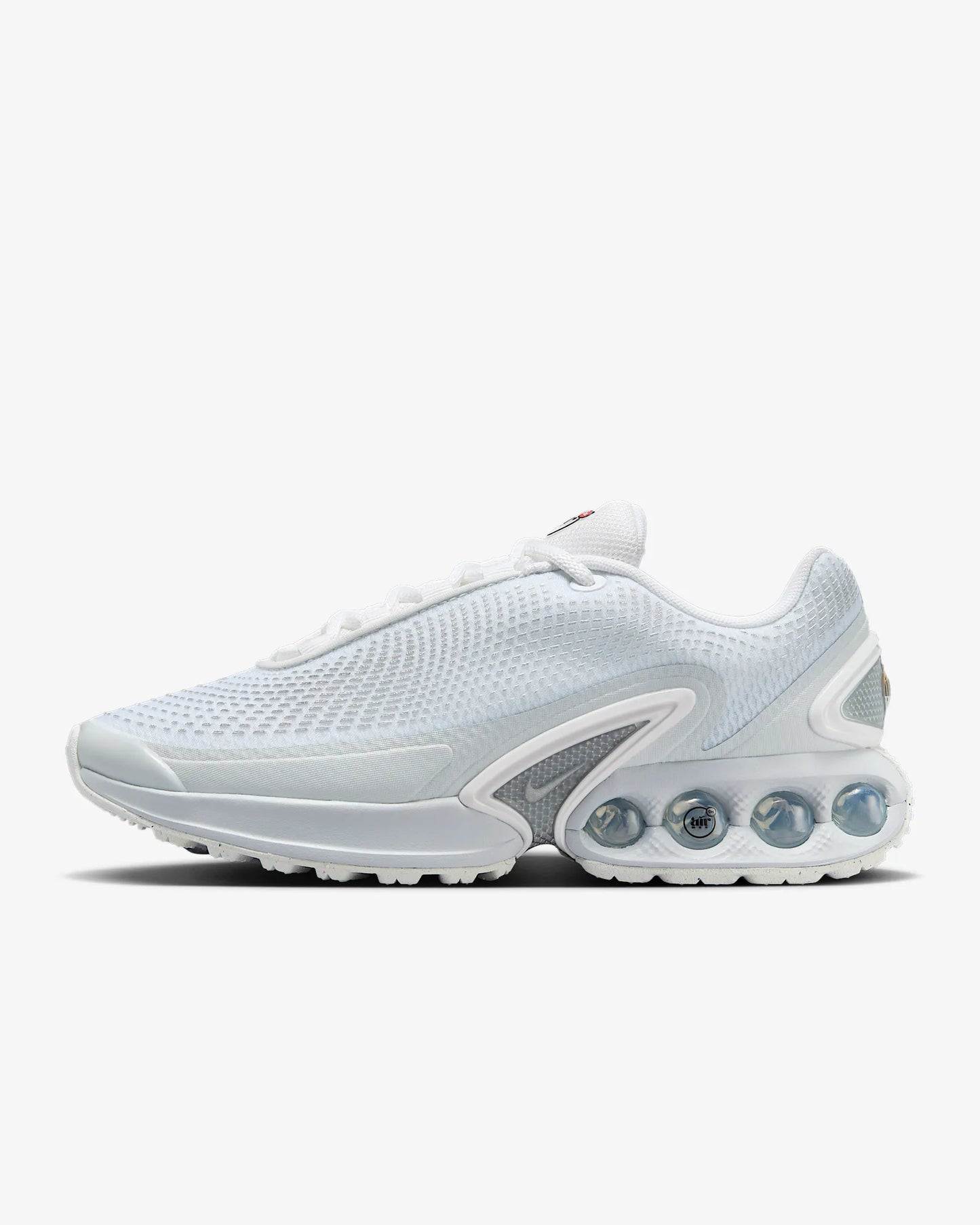 Nike Women's Air Max Dn Shoes, White/Pure Platinum/Summit White/Metallic Silver