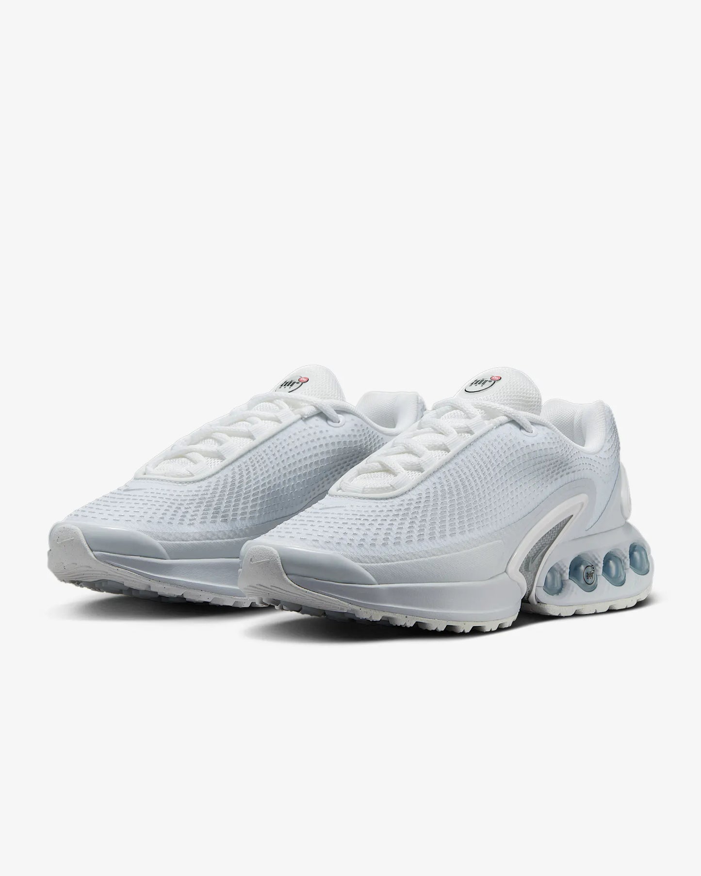 Nike Women's Air Max Dn Shoes, White/Pure Platinum/Summit White/Metallic Silver