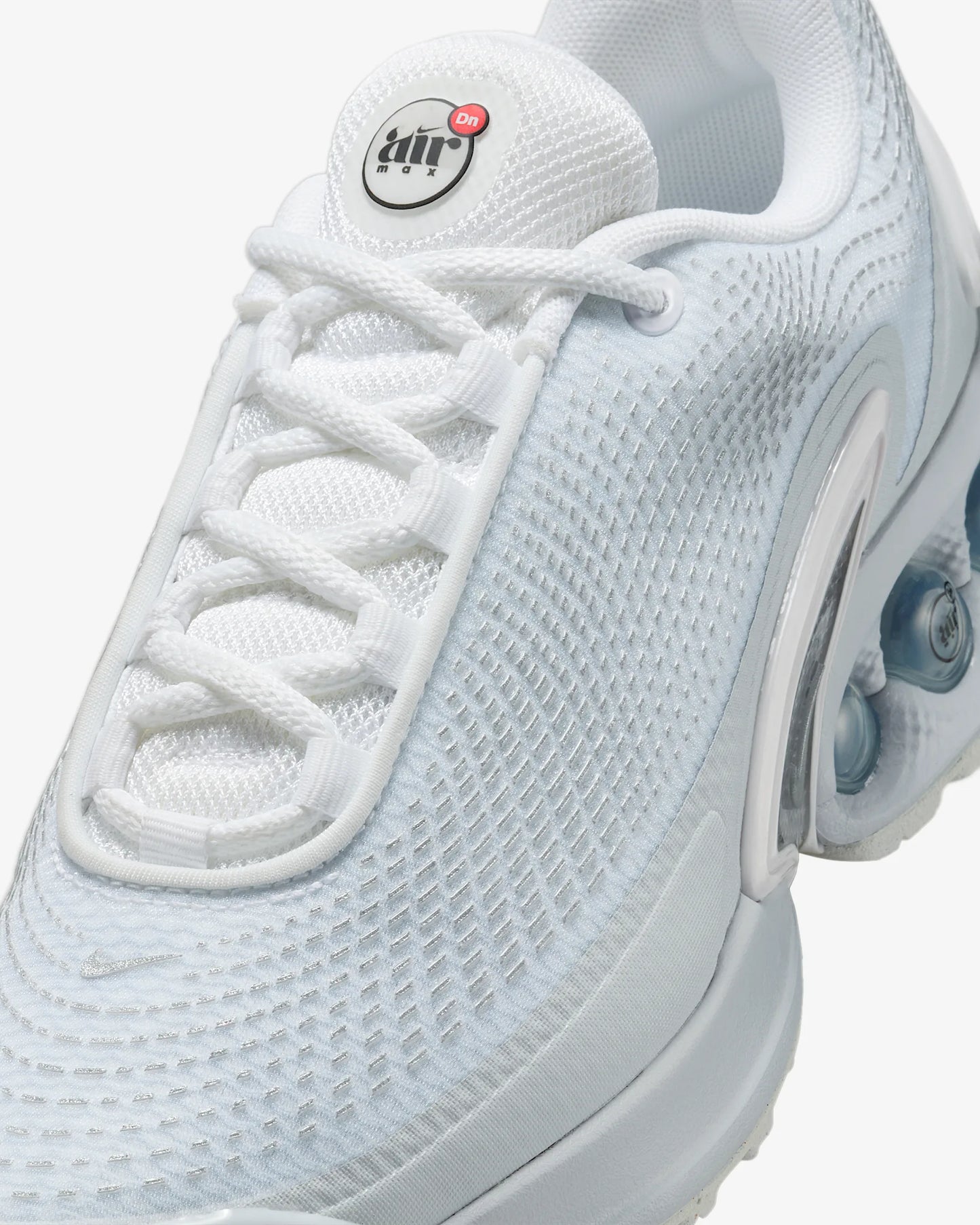 Nike Women's Air Max Dn Shoes, White/Pure Platinum/Summit White/Metallic Silver