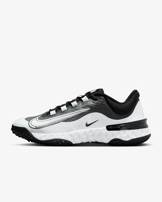 Nike Women's Alpha Huarache Elite 4 Turf Softball Shoes, Black/Iron Grey/White