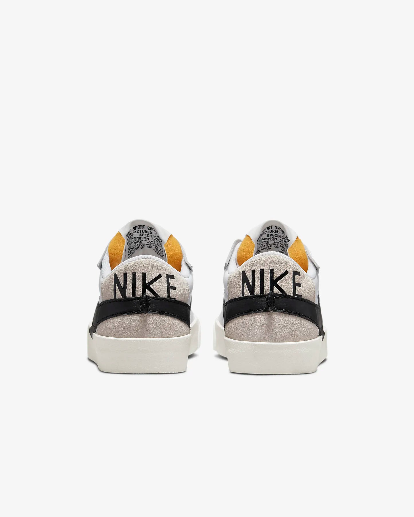 Nike Women's Blazer Low '77 Jumbo Shoes, White/White/Sail/Black