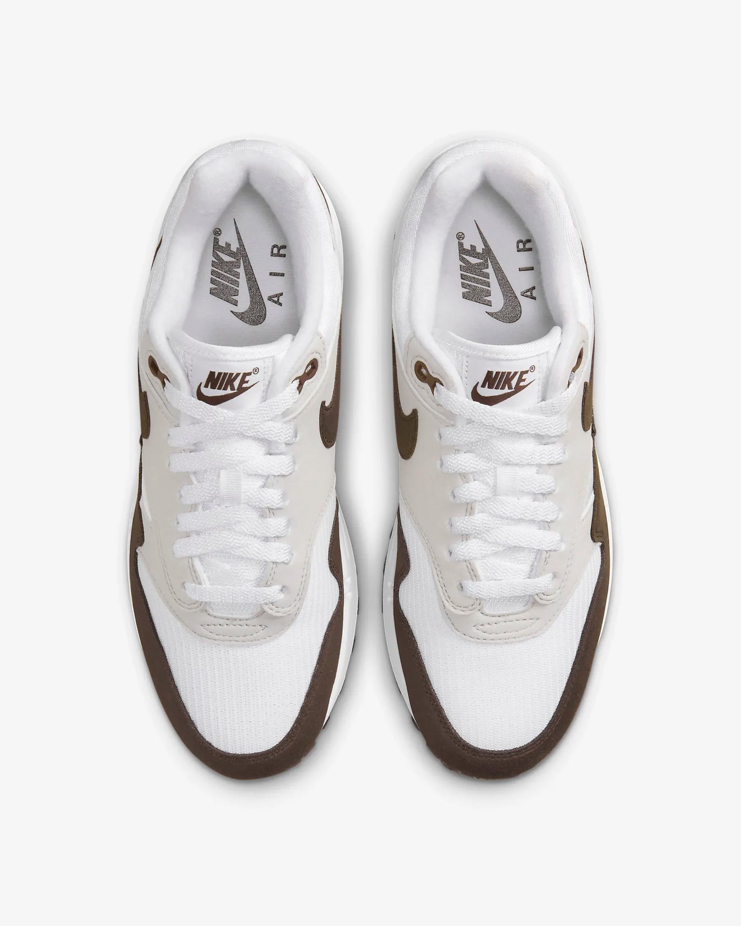 Nike Women's Air Max 1 Shoes, Neutral Grey/White/Black/Baroque Brown