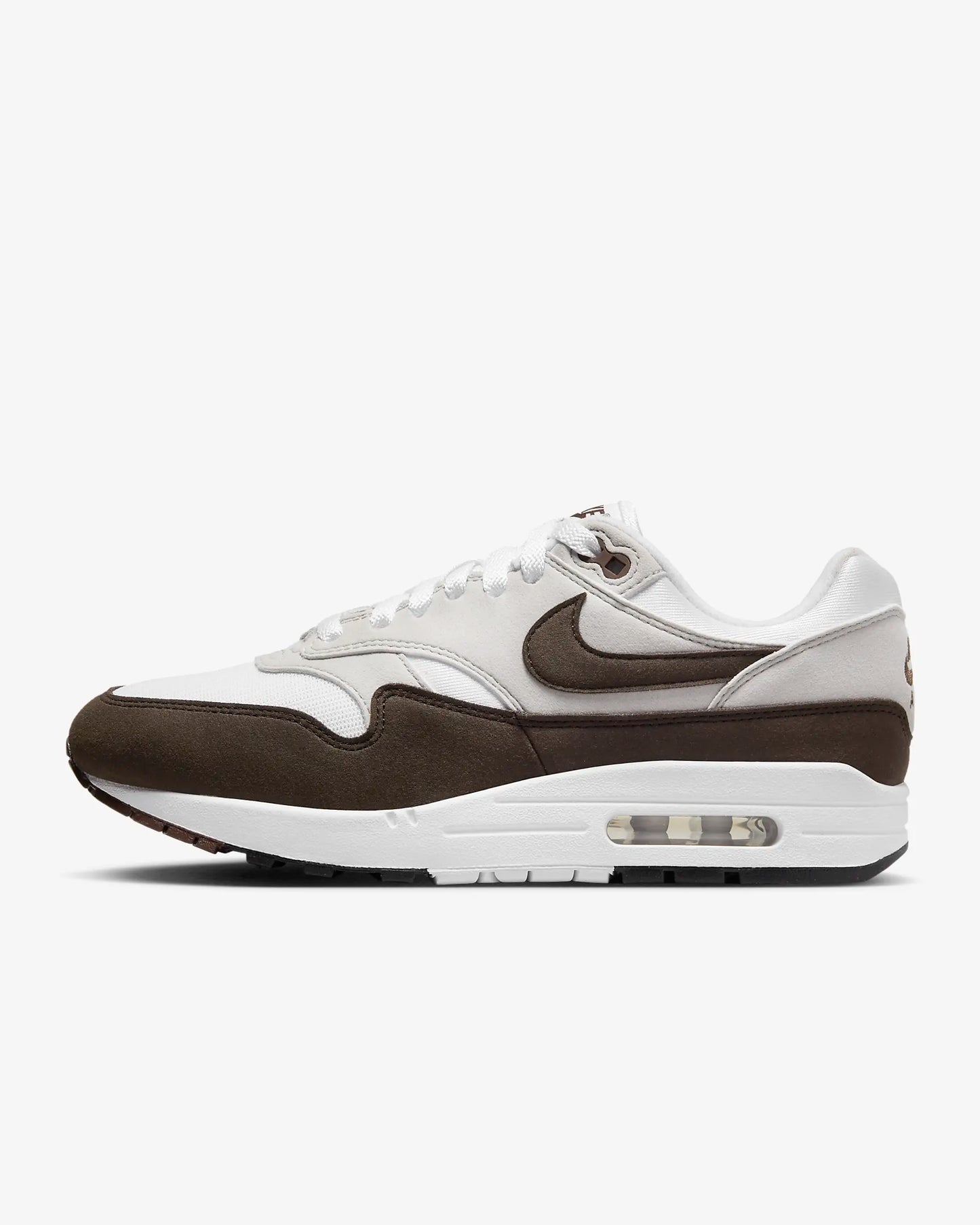 Nike Women's Air Max 1 Shoes, Neutral Grey/White/Black/Baroque Brown