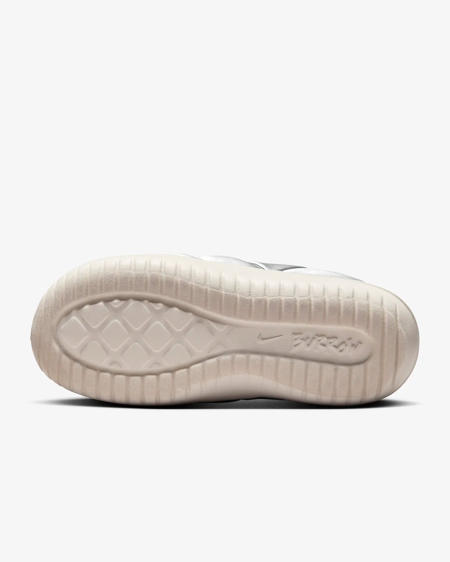 Nike Women's Burrow SE Slippers, Metallic Silver/Light Orewood Brown