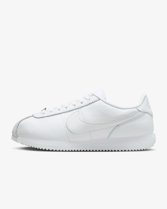 Nike Women's Cortez 23 Premium Leather Shoes, White/White