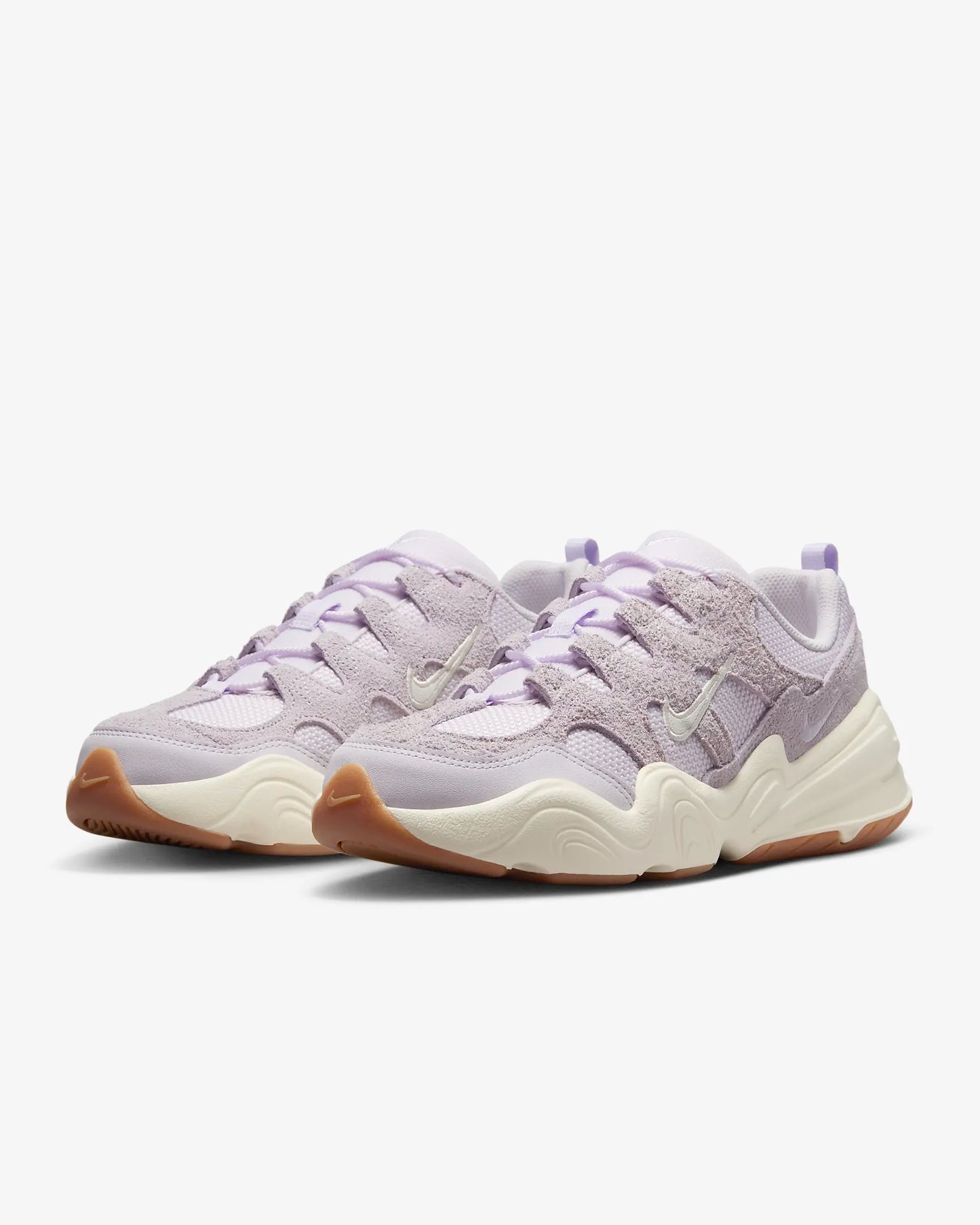 Nike Women's Tech Hera Shoes, Barely Grape/Pale Ivory/Gum Light Brown/White