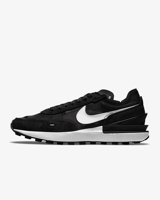 Nike Women's Waffle One Shoes, Black/Orange/White