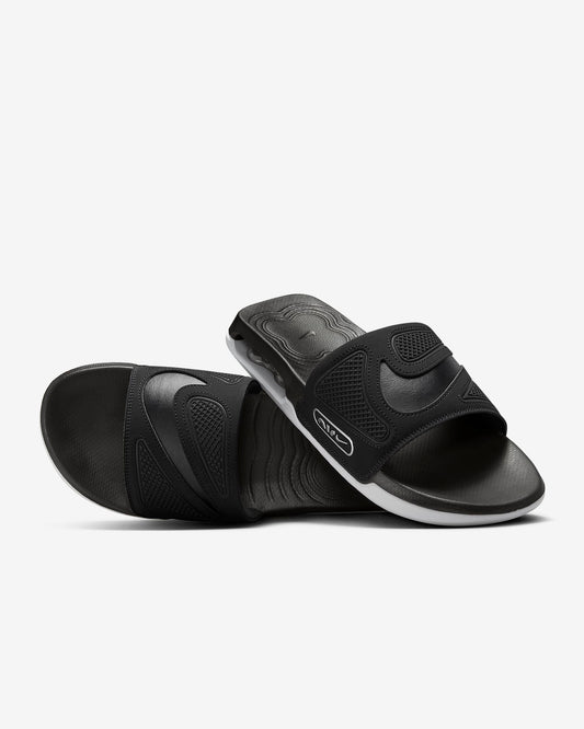 Nike Men's Air Max Cirro Slides, Black/Metallic Silver/White/Black