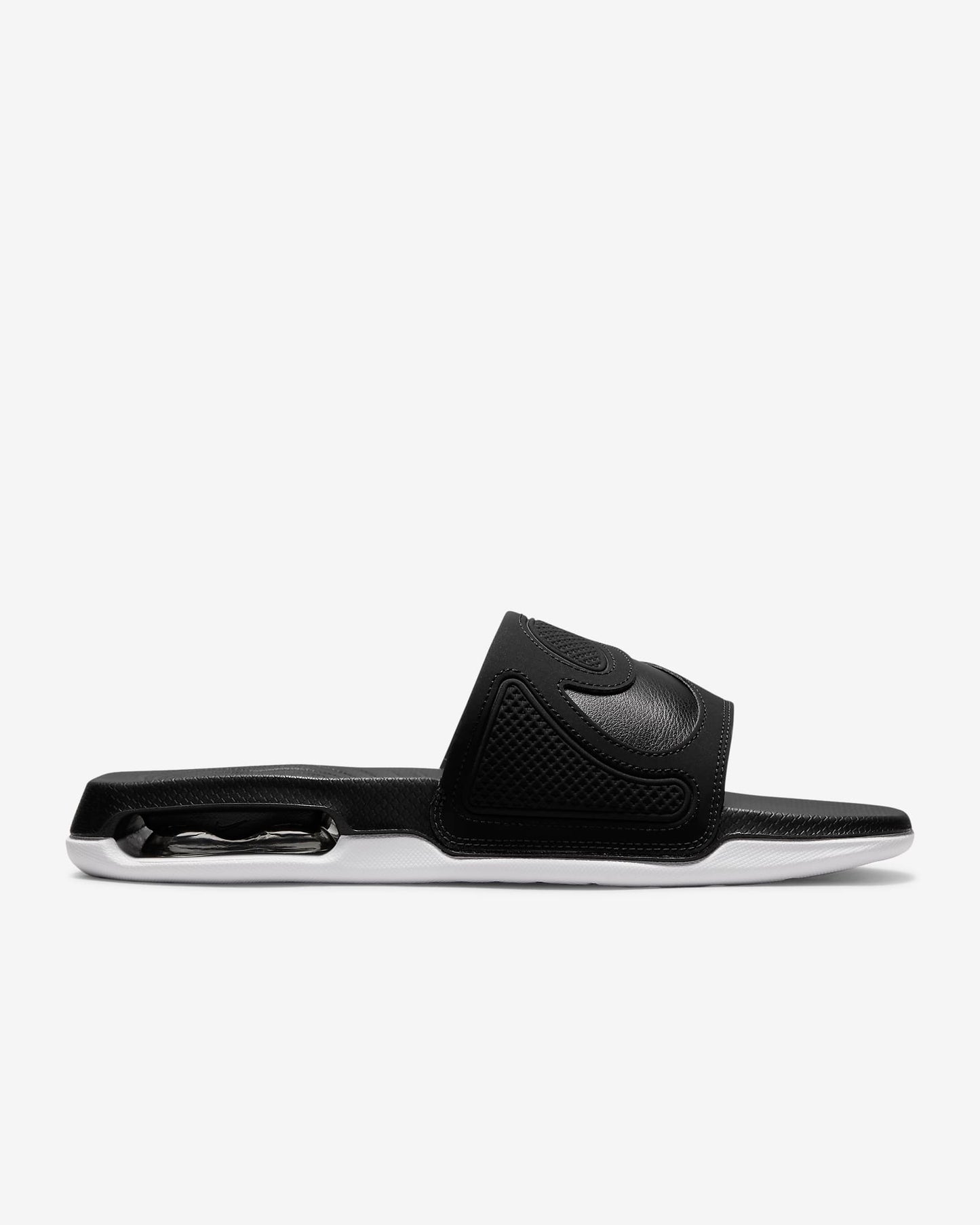 Nike Men's Air Max Cirro Slides, Black/Metallic Silver/White/Black