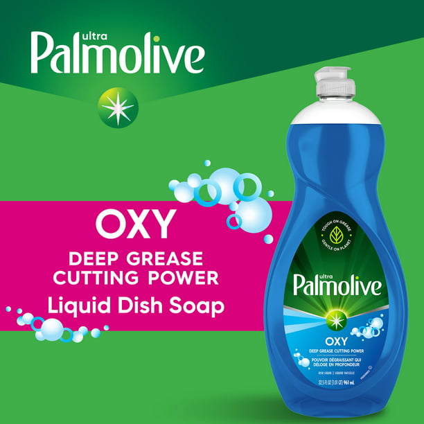 Palmolive Ultra Dishwashing Liquid Dish Soap, Oxy Power Degreaser - 32.5 Fluid Ounce