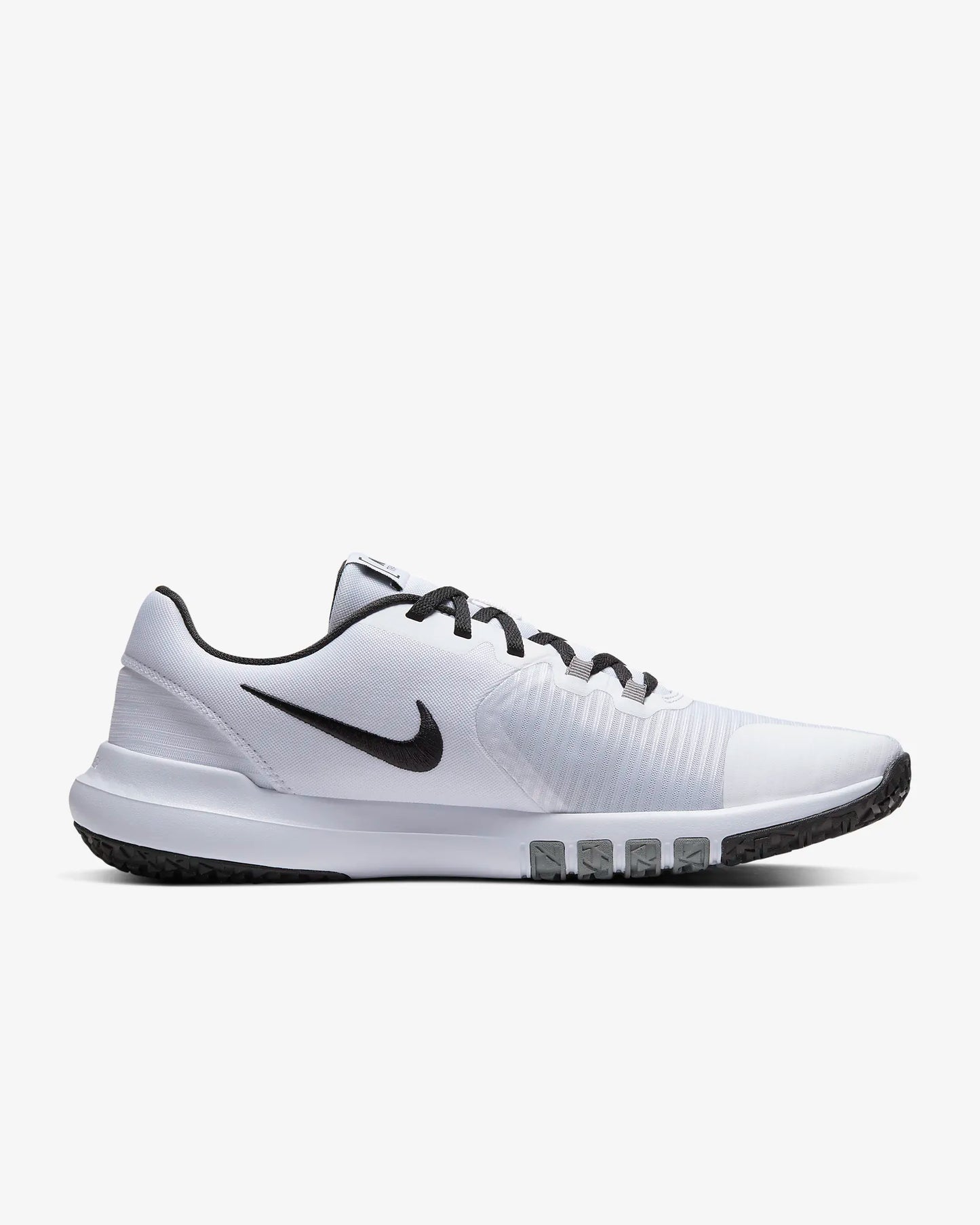 Nike Men's Flex Control 4 Workout Shoes, White/Smoke Grey/Black