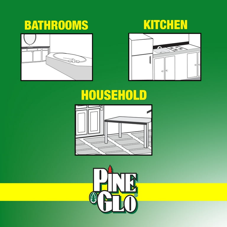 Pine Glo Antibacterial Disinfectant Cleaner, 40 Oz