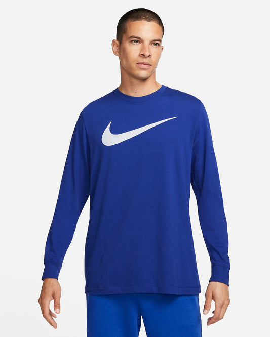 Nike Men's Sportswear Long-Sleeve T-Shirt, Deep Royal Blue