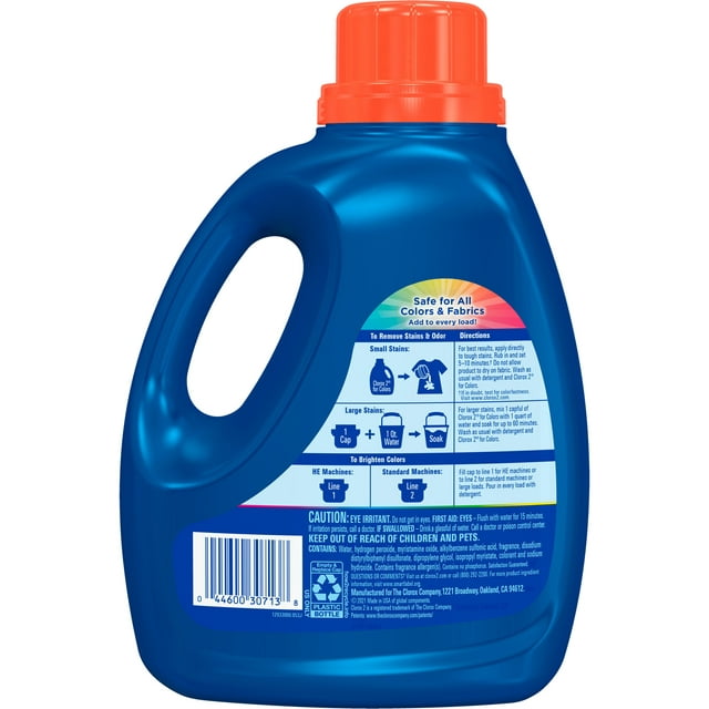 Clorox 2 Laundry Stain Remover and Color Booster, Original, 88 oz Bottle