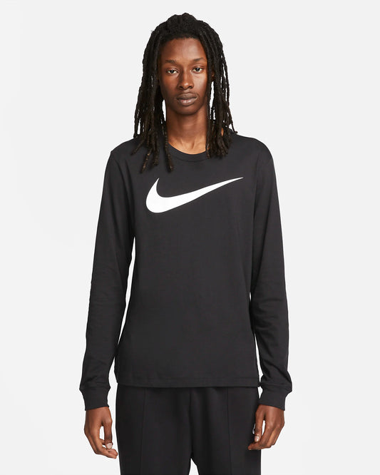 Nike Men's Sportswear Long-Sleeve T-Shirt, Black