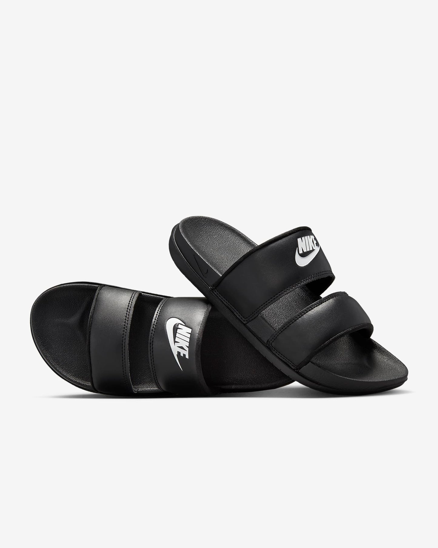 Nike Women's Offcourt Duo Slides, Black/Black/White