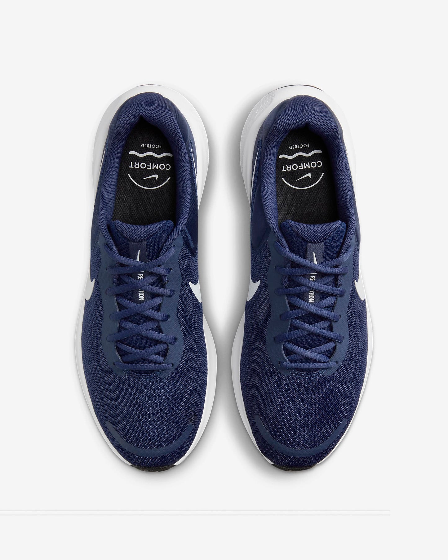 Nike Revolution 7 Men's Road Running Shoes, Midnight Navy/Black/White/Pure Platinum