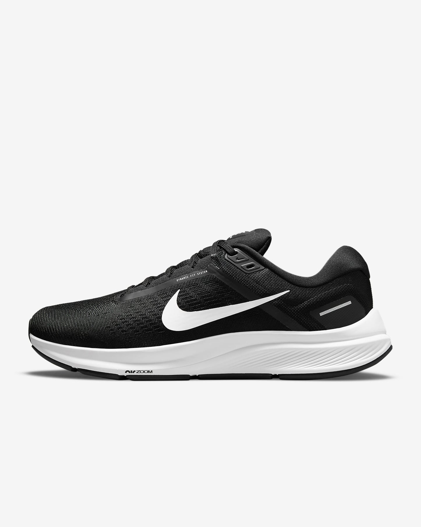 Nike Men's Structure 24 Road Running Shoes, Black/White